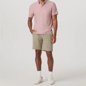 Vuori Meta Classic Chino Stretch Short 8" Truffle Beige Size 38